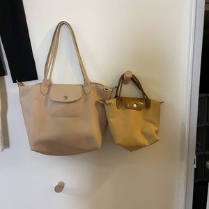 Longchamp Pilage Bag in medium and xs lot